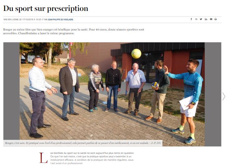 cover Le soir cover Le soir